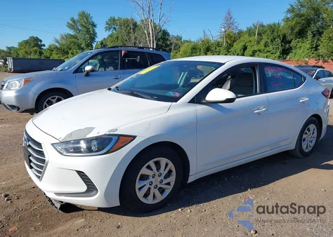 2017 Hyundai Elantra Se from USA, damaged, VIN 5NPD74LF9HH120513